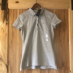 Tommy Hilfiger Women's Grey Polo, Size S, Brand New